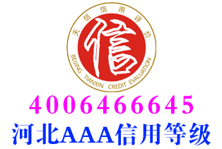 任丘网络服务企业aaa信用等级证书办理